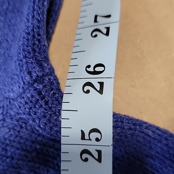 Divided Size M Short (almost Cropped) Boxy Cobalt Blue Long Sleeve Sweater - Picture 6 of 11